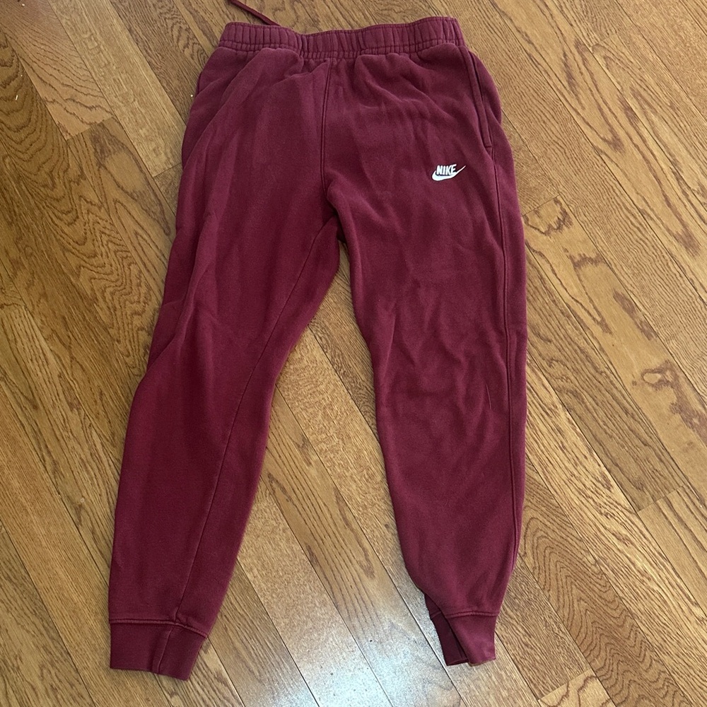 Nike Maroon Sweatpants Joggers